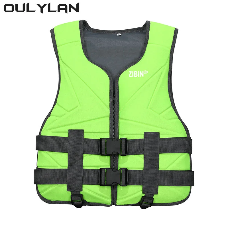 Oulylan Life Jacket Vest Water Sports Kayaking Surf Drifting for Adult Children Life Jacket Neoprene Safety Vest Rescue Boats