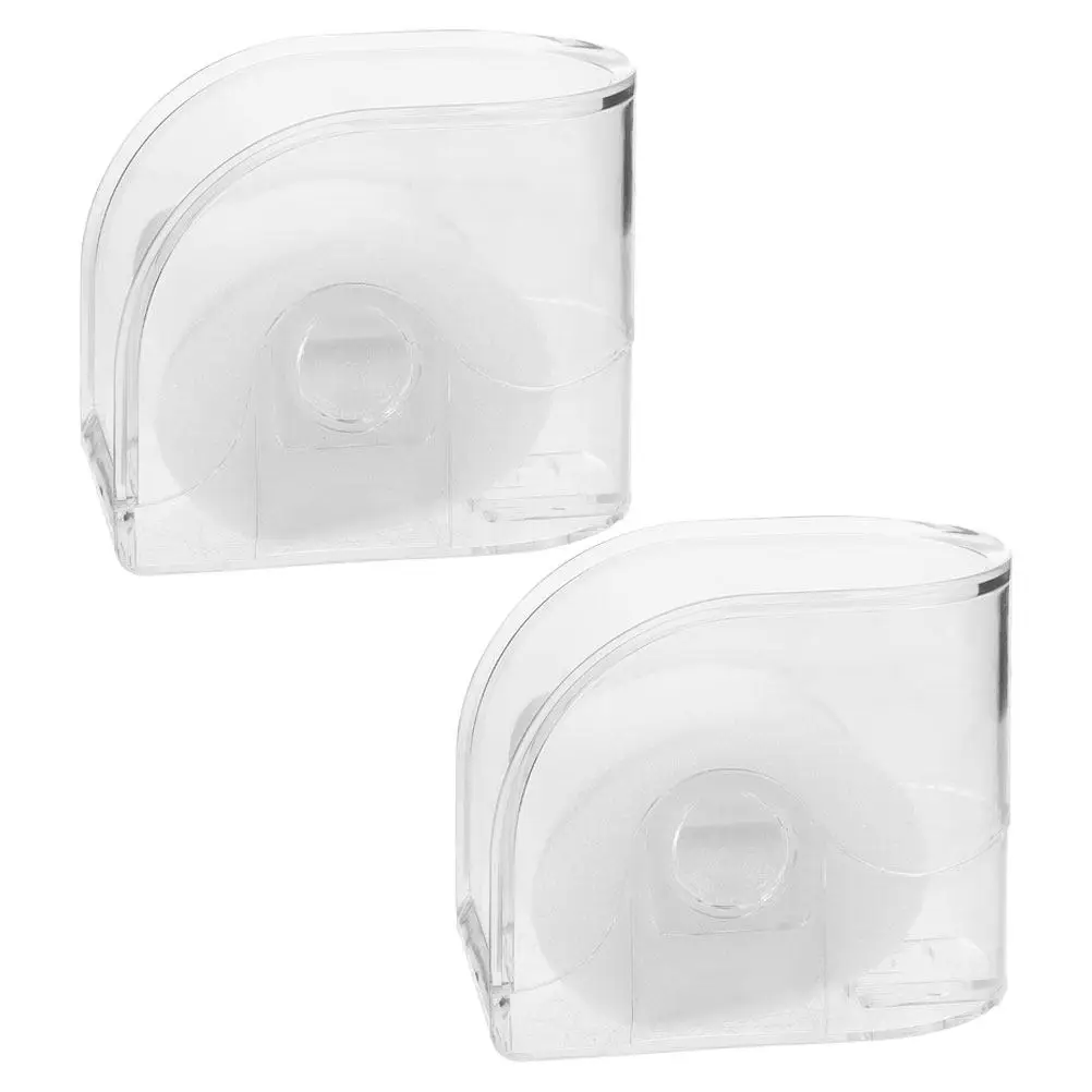 2Pcs Transparent Square Watch Box Small Hanging Hole Clear Acrylic Organizer Holder Travel Display Storage Case for Men