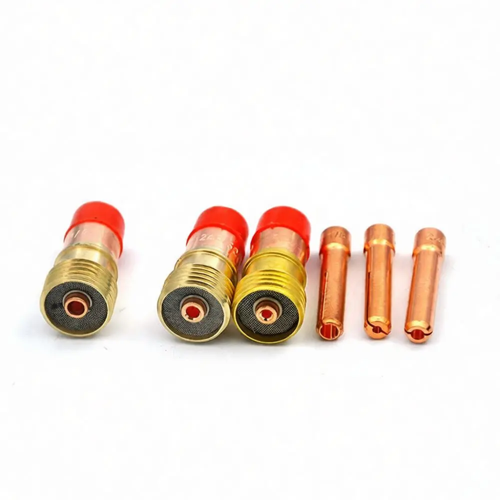 Welding Torch Consumables Set For WP17 WP18 WP26 Tig Accessory Kit Glass Shield Cup Nozzle Gas Lens Industrial Metal Tools