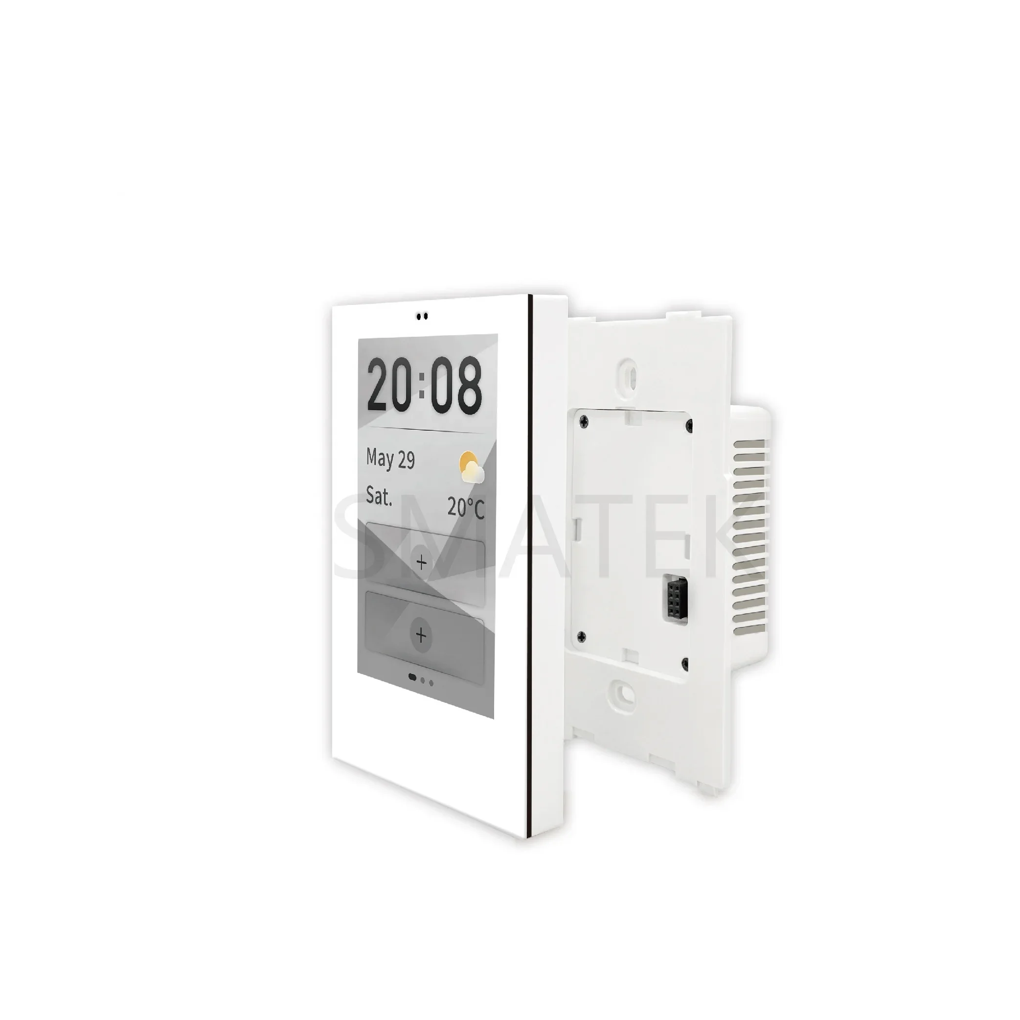 

US standard home control panel for home wall light switch control lighting control (White)