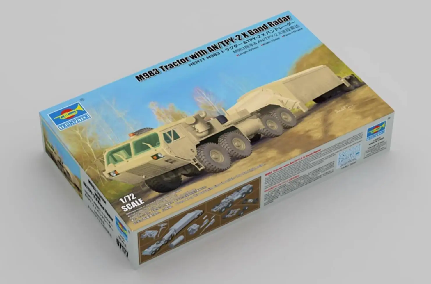 

Trumpeter 07177 1/72 M983 Tractor & AN/TPY-2 X Band Radar Model Kit