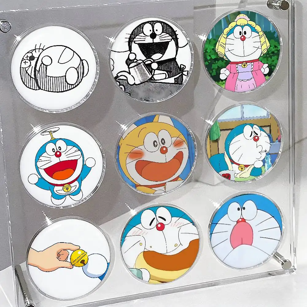 Cute D-Doraemons Badges Tinplate Soft Button Pin Brooch Metal Badge Custom Jewelry Accessories Hat Bag Lapel
