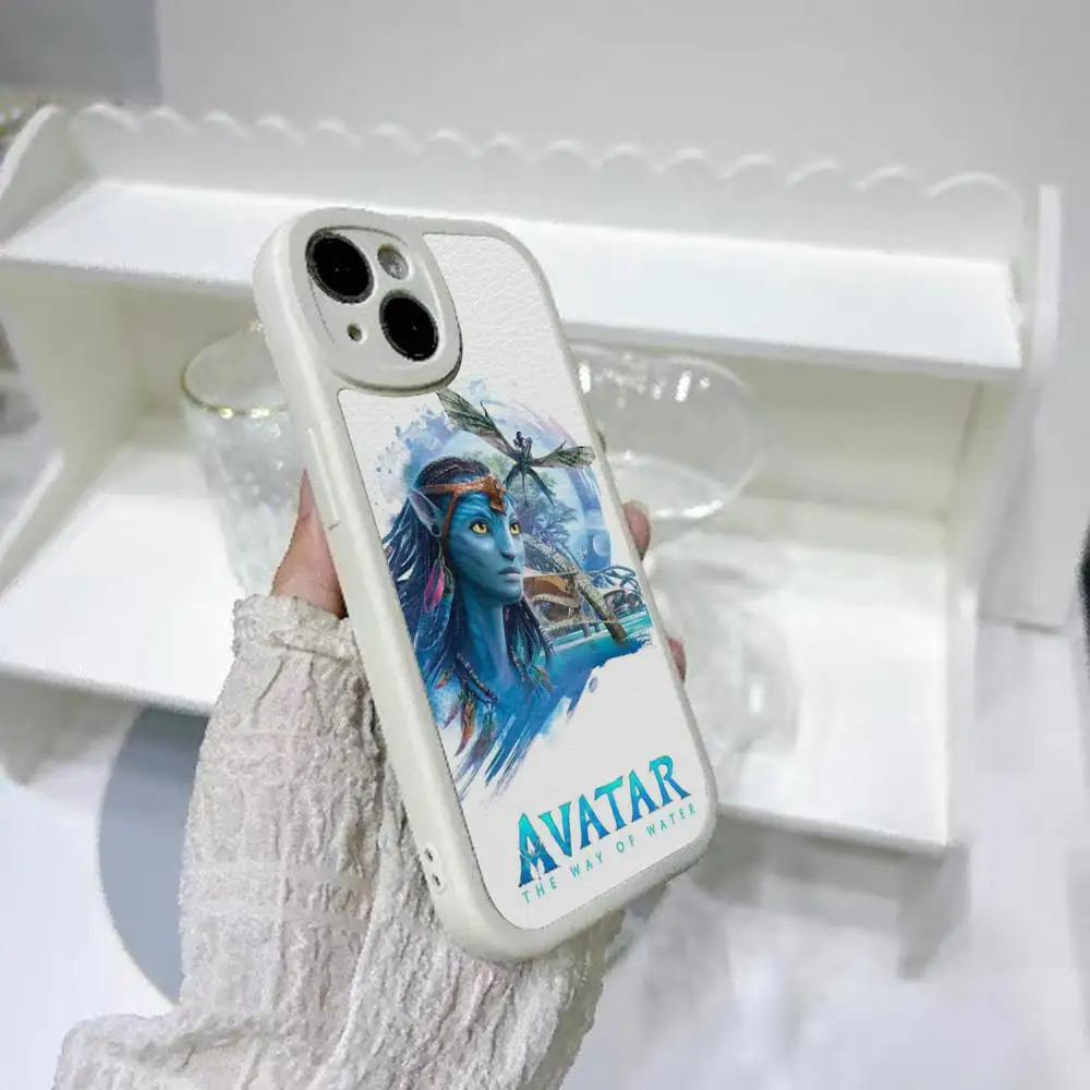 Avatar The Way Of Water Phone Case For Iphone 15 14 13 Pro Max 12 11 Mini X Xr Xs 7 8 Puls Lambskin Silicone Cover