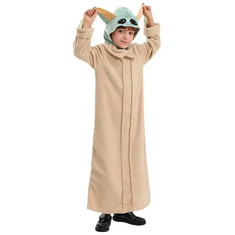 2024 venda quente alienígena yoda bebê roupas infantis desempenho de palco cosplay traje trajes de halloween para crianças