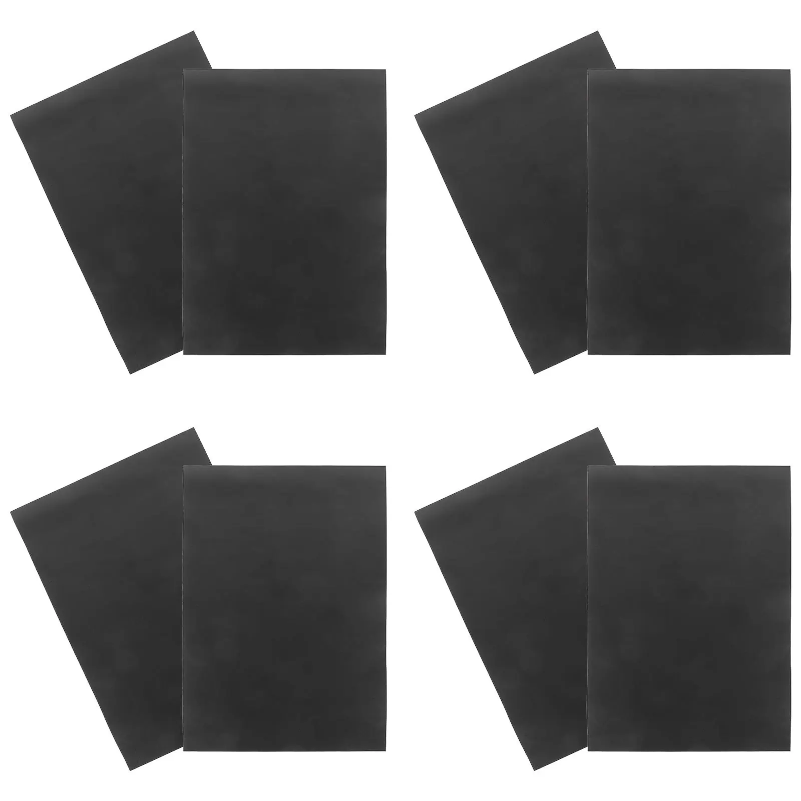 

8 Sheets Black Board Stickers Dry Erase Sheet Removable Home Message Board Household Blackboard for Writing Drawing Classroom