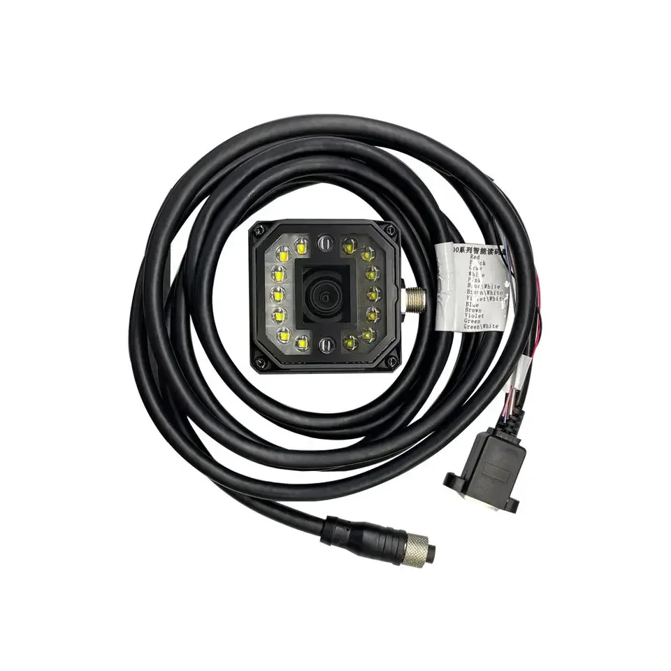 เครื่องสแกนบาร์โค้ดแบบติดตั้งบนสายพานลำเลียงความเร็วสูง 1.3MP แบบคงที่ 2 มิติ ใช้เทคโนโลยีภาพถ่ายสำหรับอุตสาหกรรม