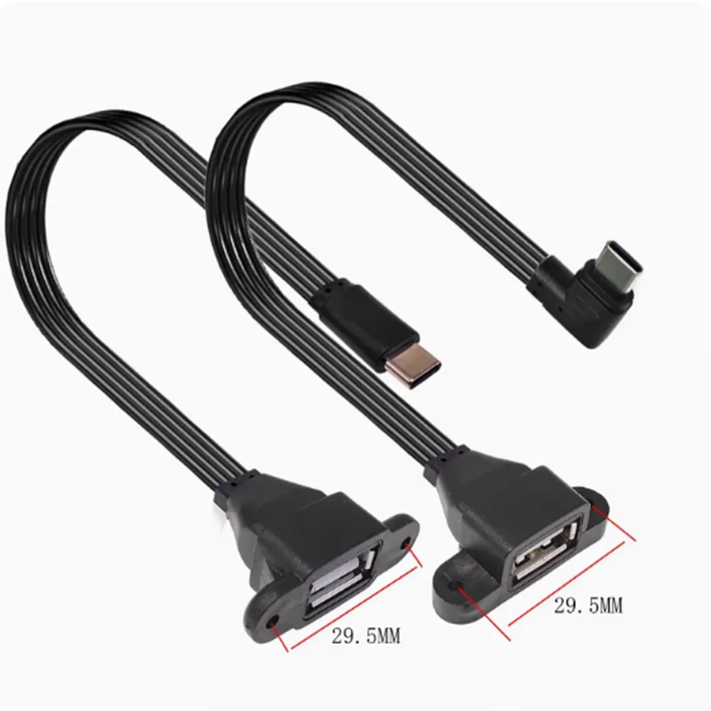 

5CM-50CM USB 3.1 C-type plug to USB 2.0 ONE internal thread OTG data cable adapter OTG adapter cable USB adapter C-type cable