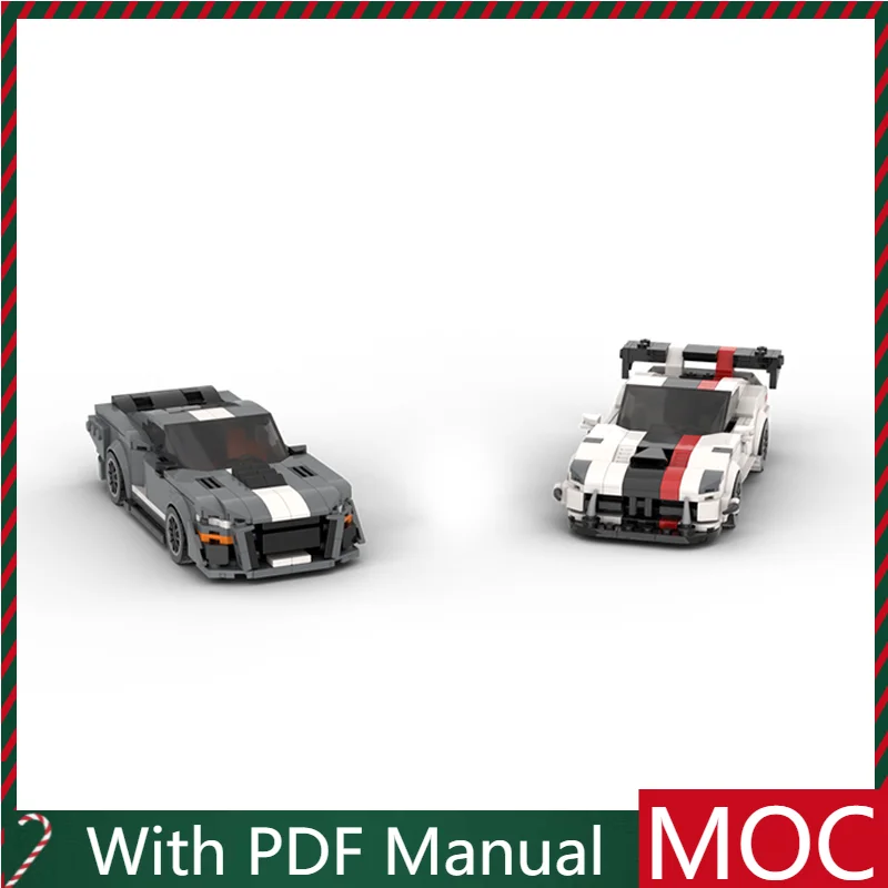 

800 PCS Speed ​​Winner Combination Building Block ACR and 500 Series Supercar Model Brick Kids Educational DIY Assembly Toy Gift