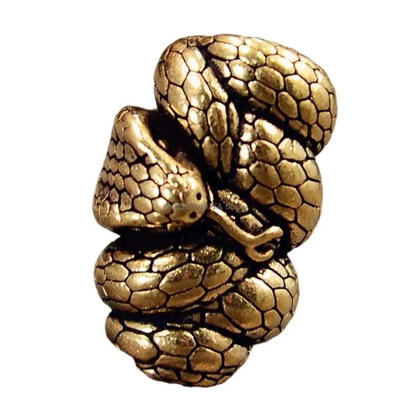  Serpents Pendant for Rope Braiding and Unique Accessory Making Paracord Bead