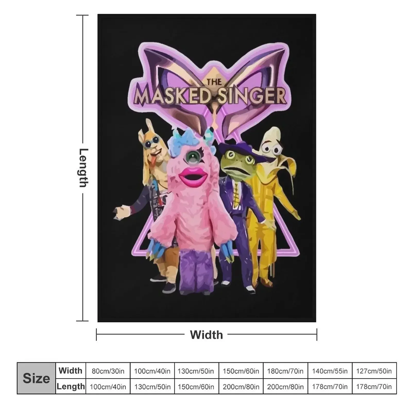 Awesome First Day The Masked Singer Merch Itv Masked Singer Awesome Since Throw Blanket couch