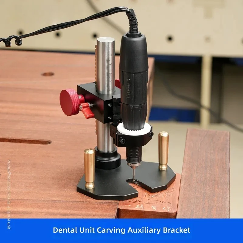 Dental Engraving Auxiliary Bracket Silver Wire Inlay Slotted Handle Tool Leveling Bottom Clearing