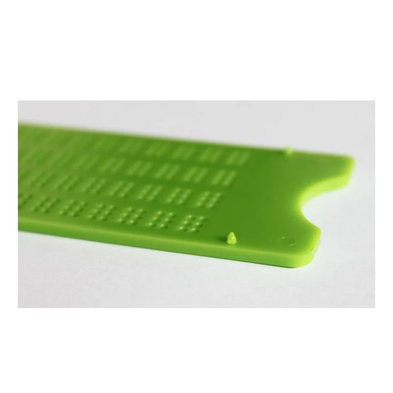 QWE-4 Lines 28 Cells Braille Writing Board With Stylus Braille Slate Portable Practice For The Blind Learning Supplies