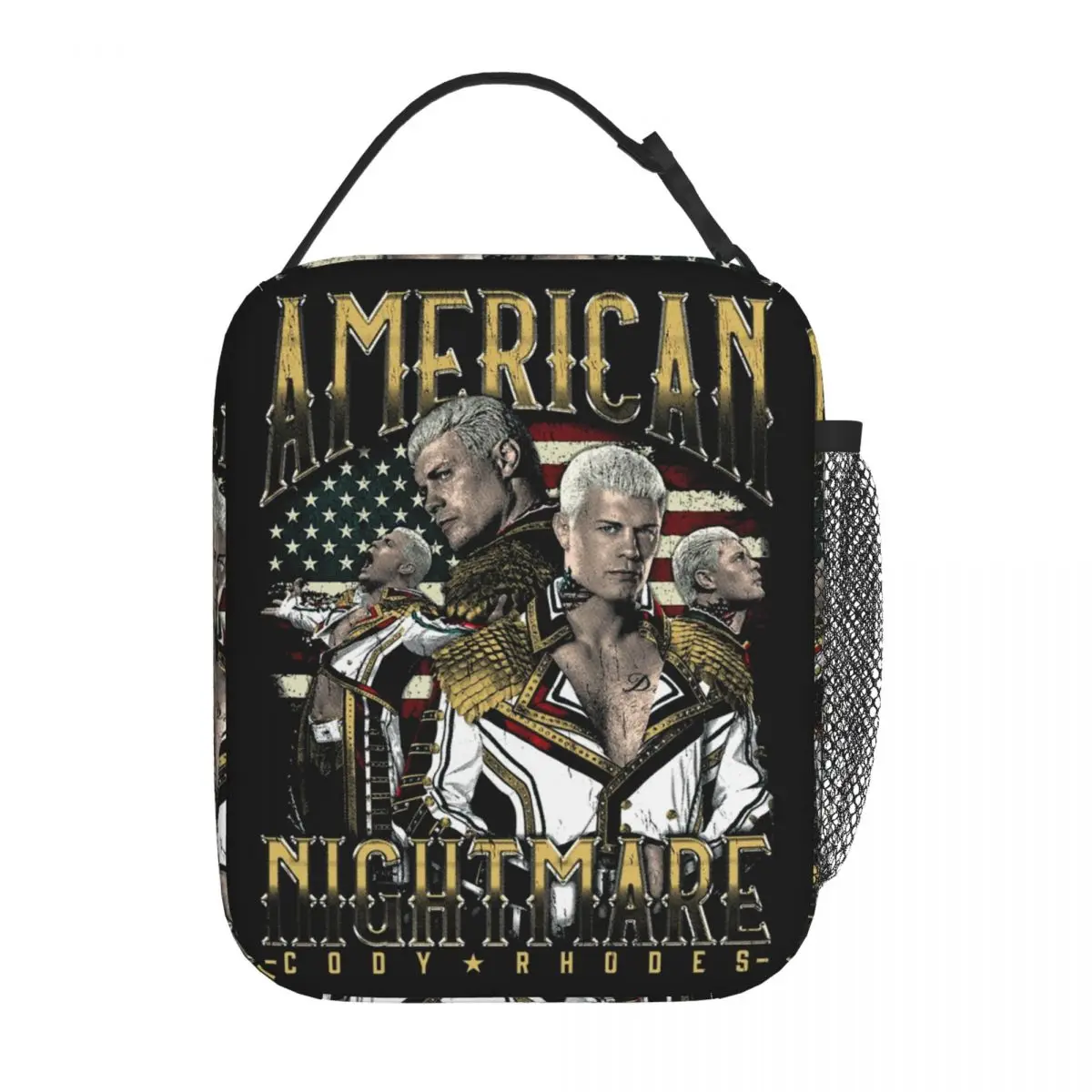 Cody Rhodes The American Nightmare Insulated Lunch Bag Wrestler Finished Story Storage Food Box Cooler Thermal Bento Box