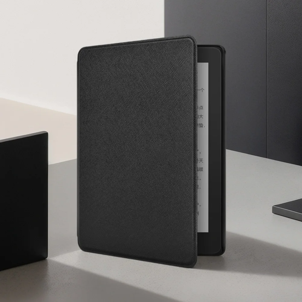 

Protective Case PU Leather Smart Cover Waterproof Ebook Case for Kindle Paperwhite Signature 2024 Released