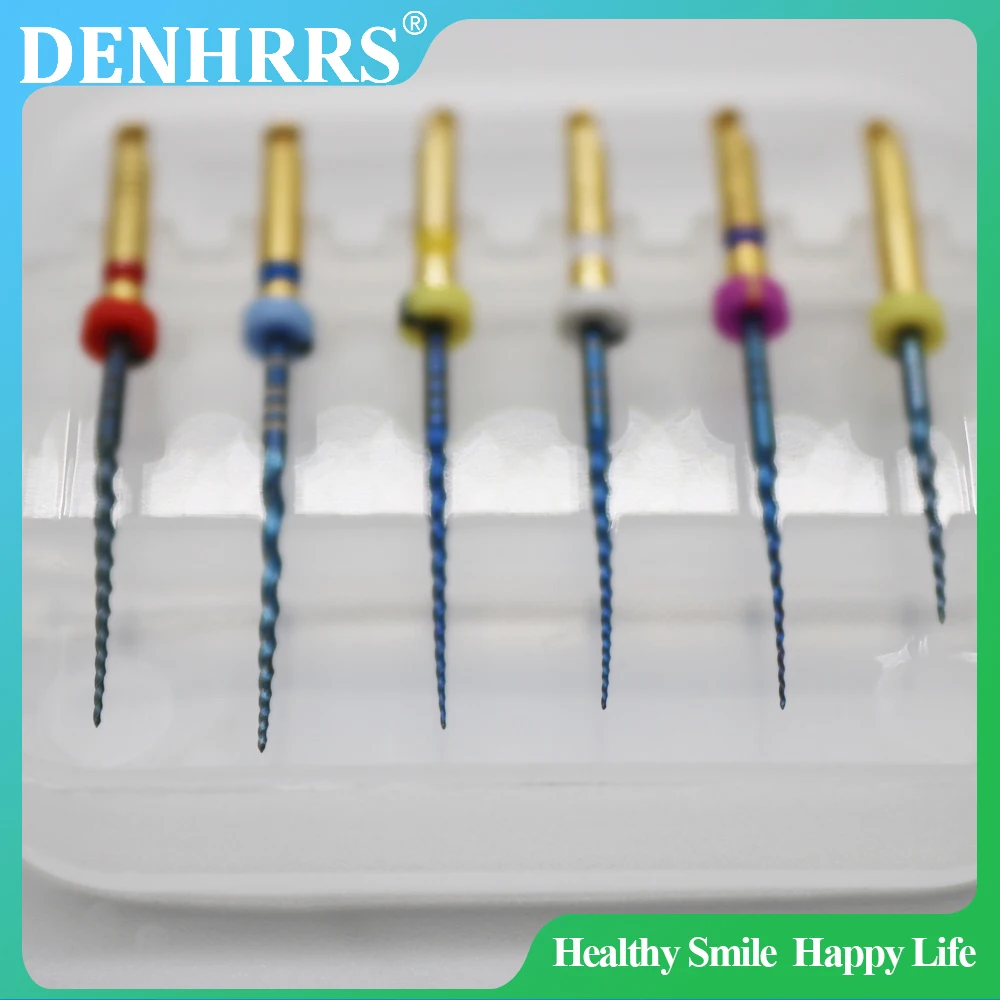 

6pcs/Box Dental Engine Use NiTi Super Rotary File SX Machine Taper Nickel-titanium Alloy