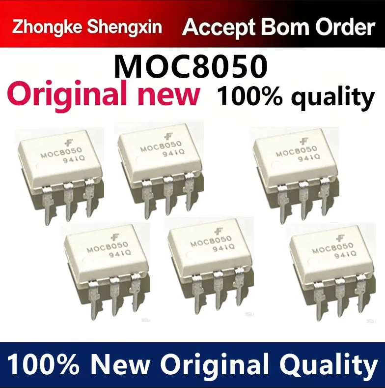 （5pcs-100pcs）Original genuine MOC8050 DIP-6 direct insertion optocoupler MOC8050M optocoupler