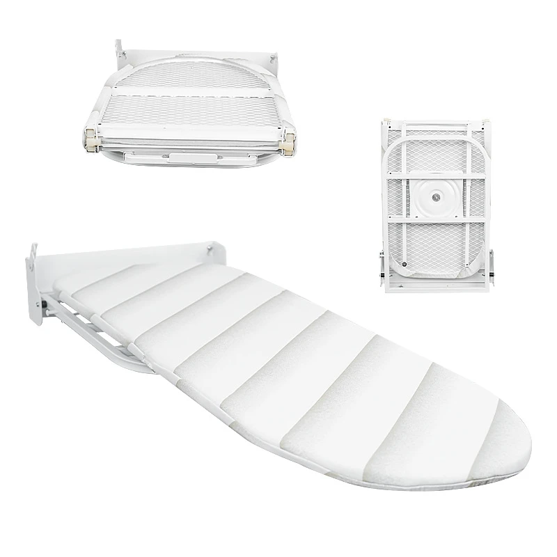 

Stretchable and foldable wall mounted ironing board, rotating all cotton high-temperature resistant cloth cover ironing board