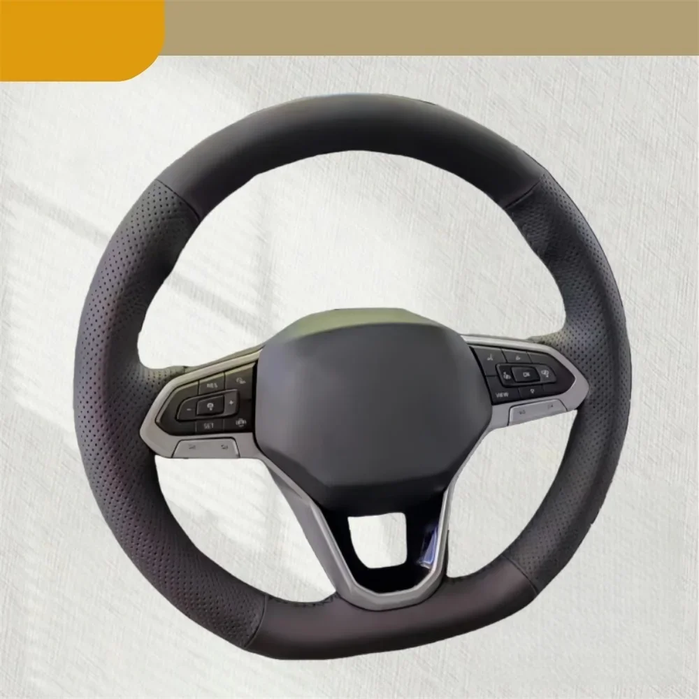 Accesorios para Automóviles, Funda para Volante de Cuero Artificial, Golf 8 Mk8 Passat B9 ID.3 ID.4, Funda para Volante de Coche para Volkswagen Atlas