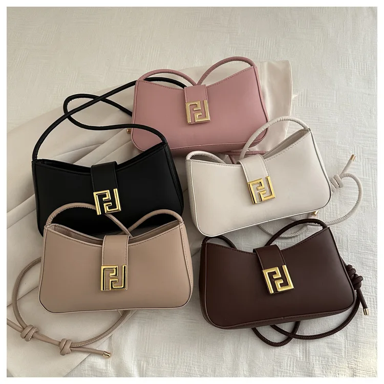 Bag 2024 Winter New Shoulder Bag Fashion Trend, niche design, Underarm bag, Personalized Western New Moon Bag