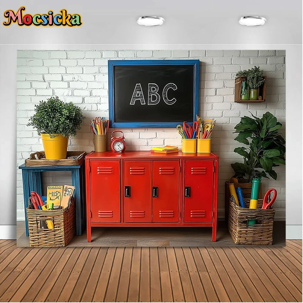 Mocsicka خلفيات التصوير الفوتوغرافي العودة إلى موسم المدرسة الأطفال عطلة حزب الناس صور خلفيات استوديو الدعائم