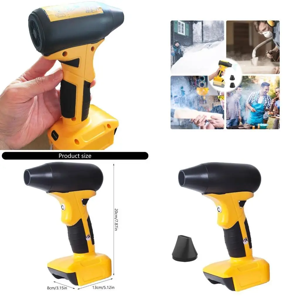 

Y1UD Беспроводная электрическая воздуходувка для листьев, легкая аккумуляторная воздуходувка для листьев, инструмент для двора,