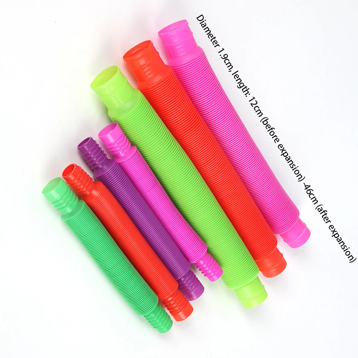 Stress Relief with Colorful Telescopic Tubes Fidget Toys – Only .40!