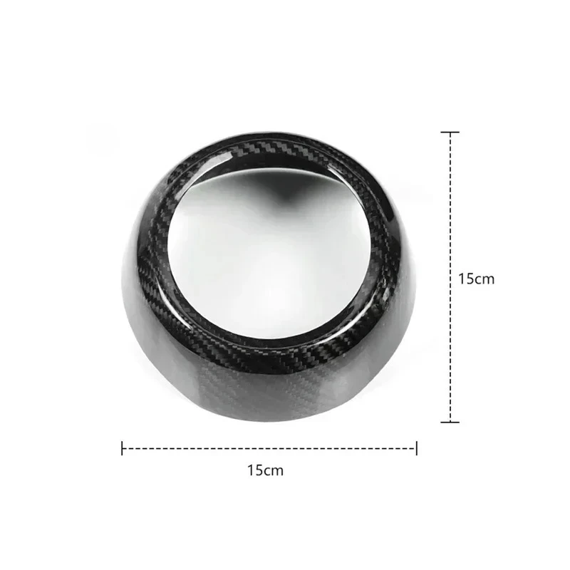 

For SUBARU WRX/ WRX STI Real Hard Dry Carbon Fiber 22-2023 Sticker Steering Wheel Center Cover Interior Accessories modification