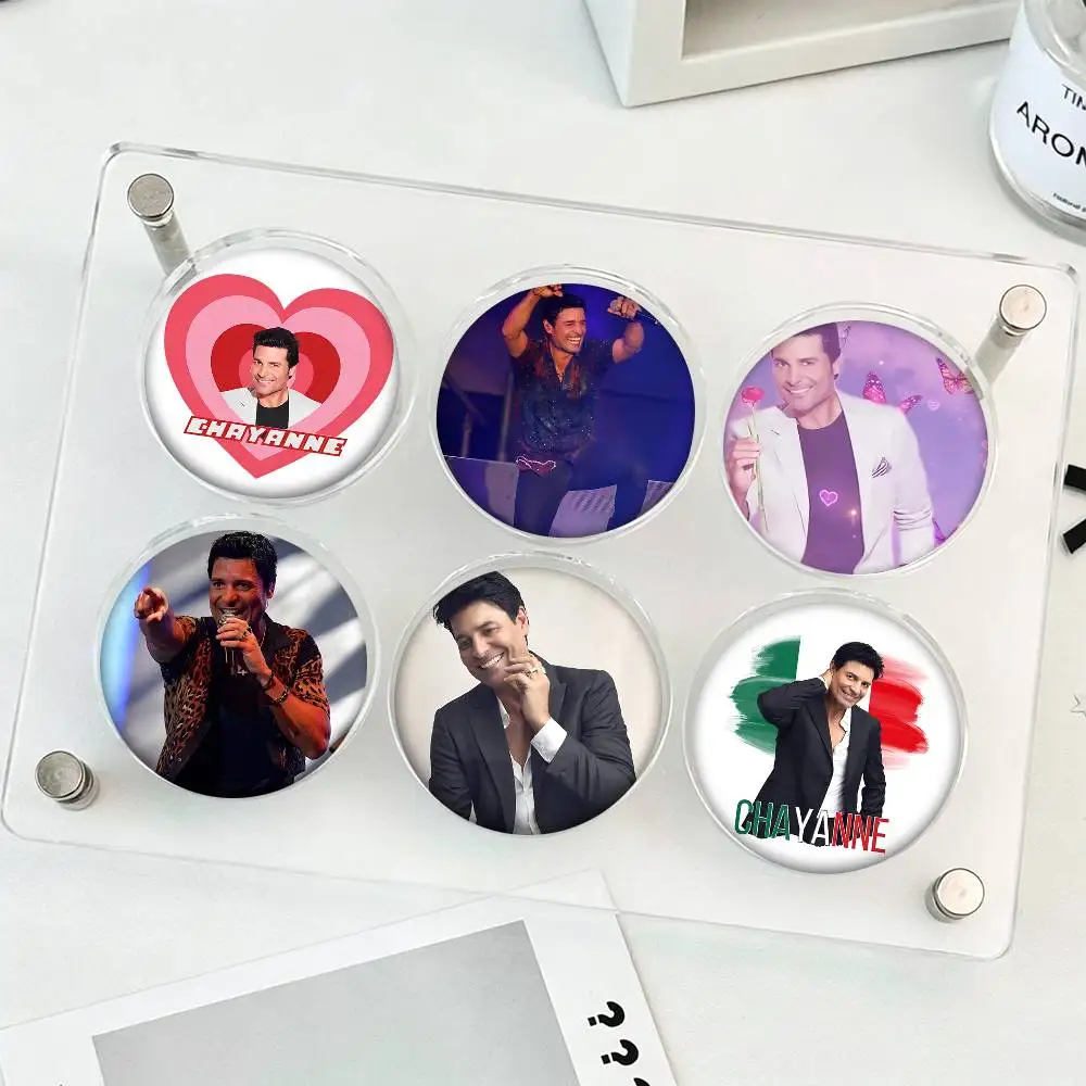 Funny C-Chayanne Bailemos Otra Vez Singe Cartoon Style Badge Brooches On Backpack Decoration Round Enamel Pins For Accessorys