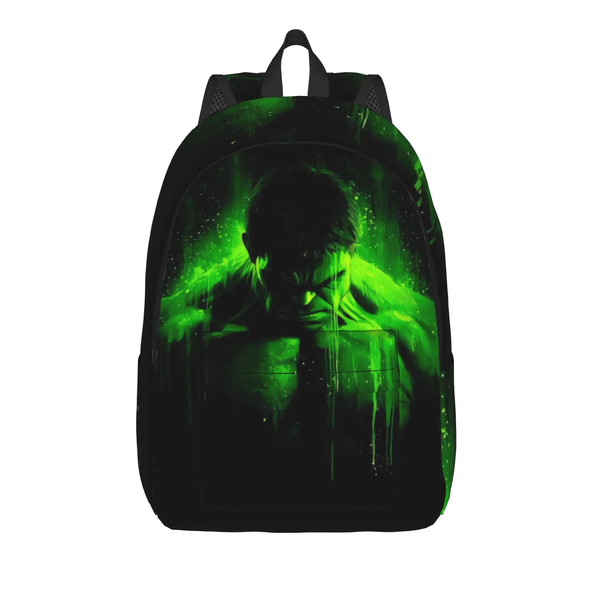 

Back to school season Zipper Closure Hulk Daypack Marvel College Student Schoolbag Backpack