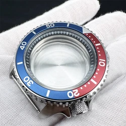 남성용 DIY 스테인리스 스틸 시계 케이스, 다이빙 시계 액세서리, NH35A/ NH36A 무브먼트용, 42mm, SKX007 수정