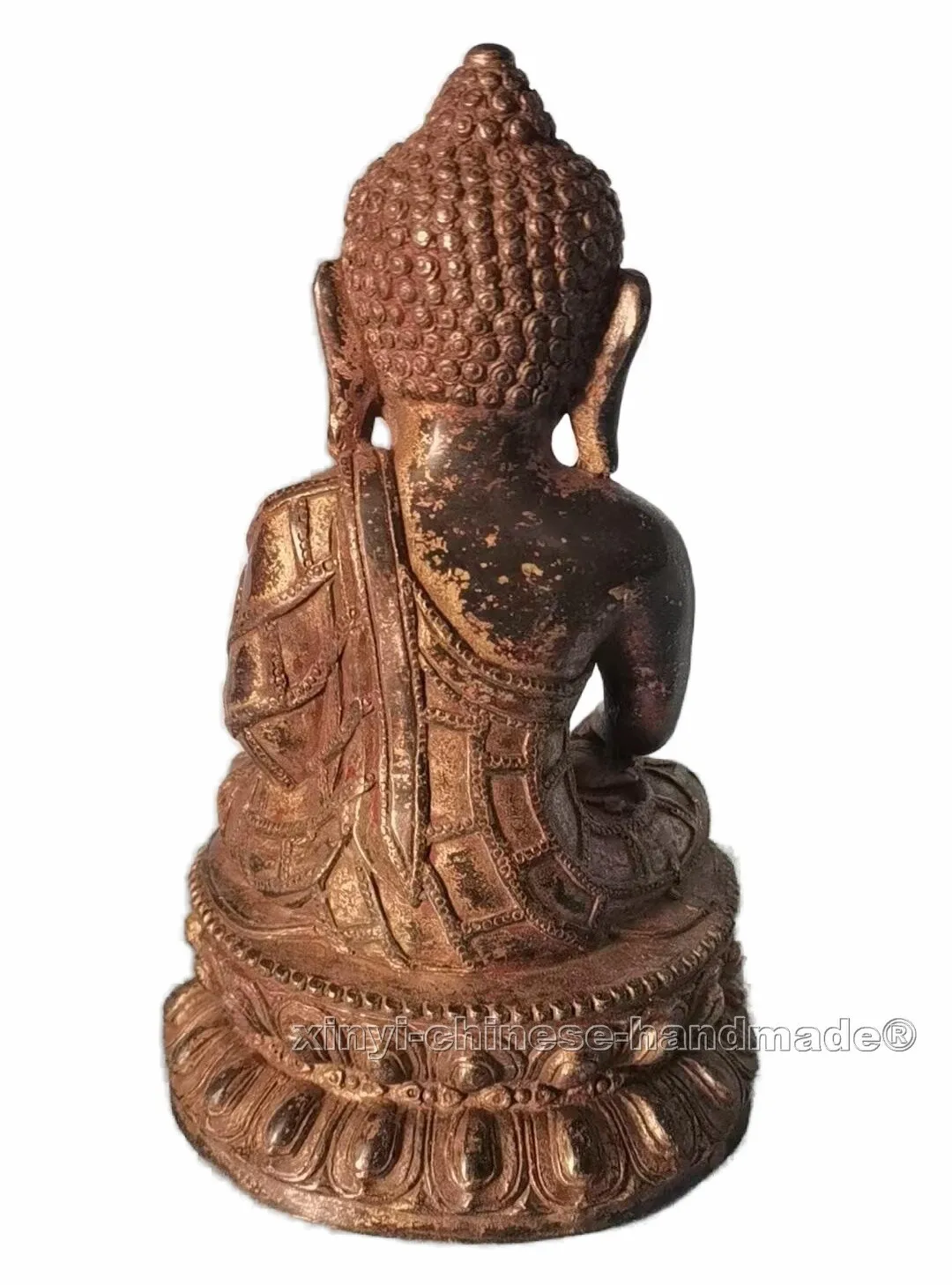 Sakyamuni Buda Gautama Siddhartha Buddha Dorje Old bronze Antique statue