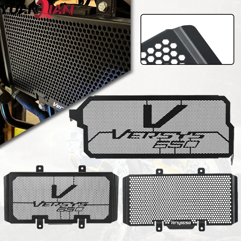 

Аксессуары для мотоциклов для Kawasaki Versys 650 Versys 650 2010-2024 2023 2022 2021, решетка радиатора, защитная крышка