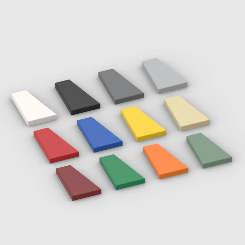 *กระเบื้องแบนขวา 2x3 * D174B บล็อกอิฐ DIY 20 ชิ้น หมายเลขชิ้นส่วน เข้ากันได้กับอนุภาคประกอบอื่นๆ