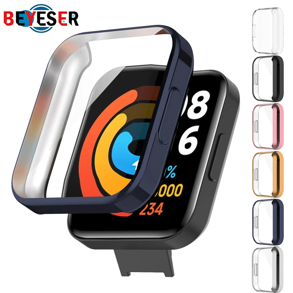 

TPU Screen Protector Case For Xiaomi Redmi watch 2 lite Gobal Version Cover Ultra Slim Smart Watch Protective Shell