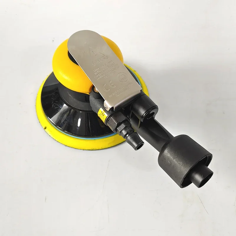 6 Inch Pneumatic Air Sander Polisher Tool Polishing Random Orbital Palm Machine Grinder for Car Paint Care Rust Removal