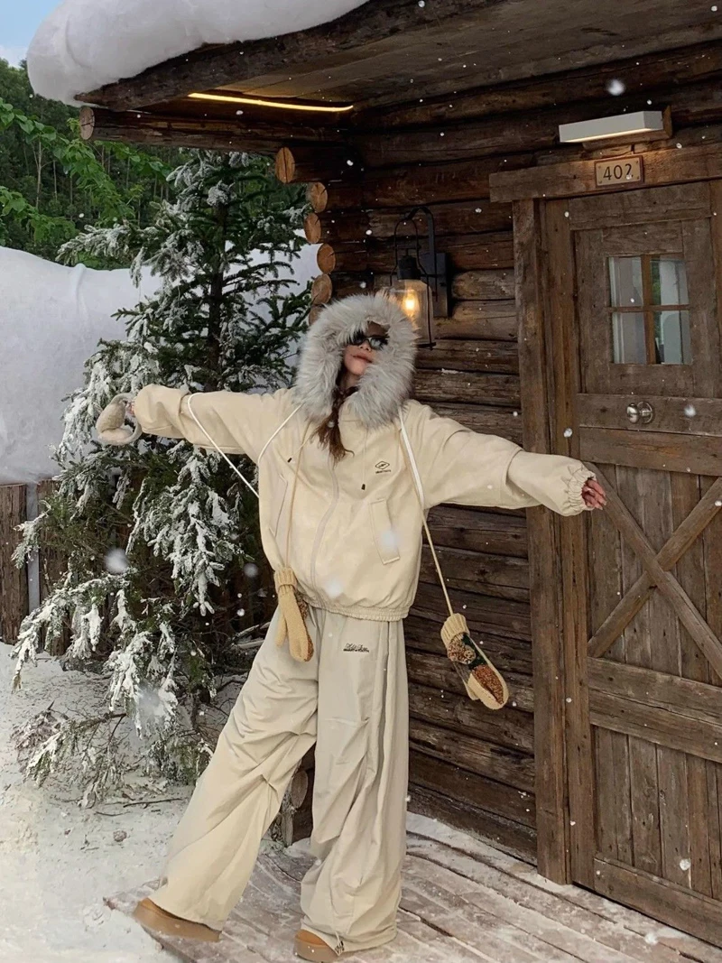 カーゴパンツ レディース グリーン 春 コットン ダンス ダメージ加工 オーバーサイズ シンプル レイヤード 通気性 アーバン ソーシャル ストリートウェア 若々しい