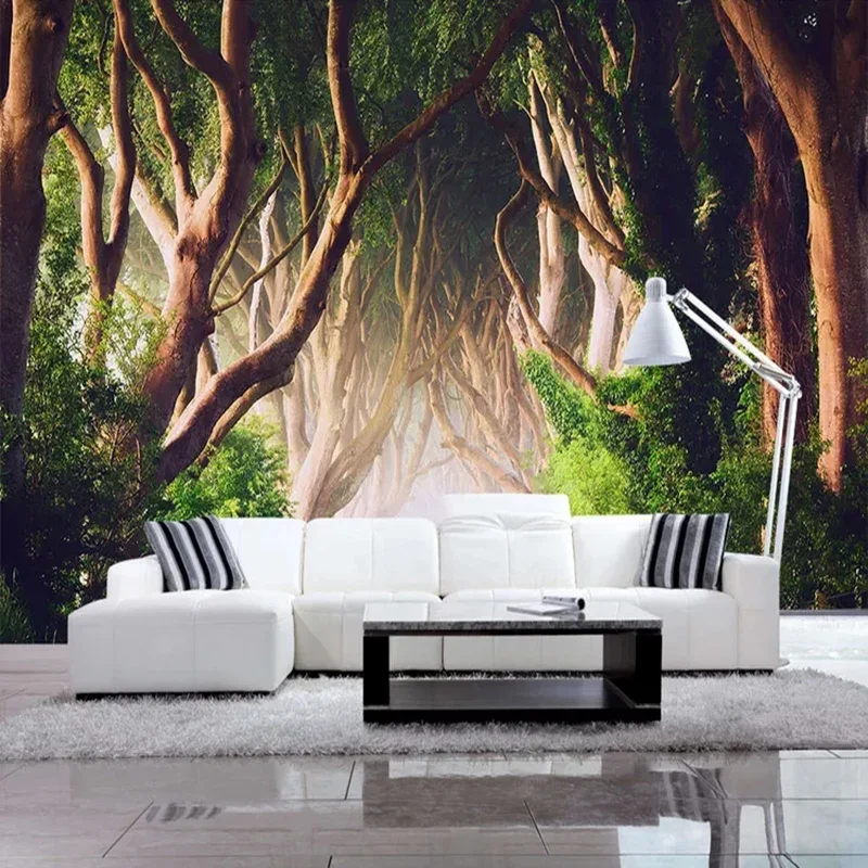 Photo Wallpaper 3D Forest Nature Landscape Murals Living Room TV Sofa Bedroom Background Wall Classic Home Decor Mural Wallpaper