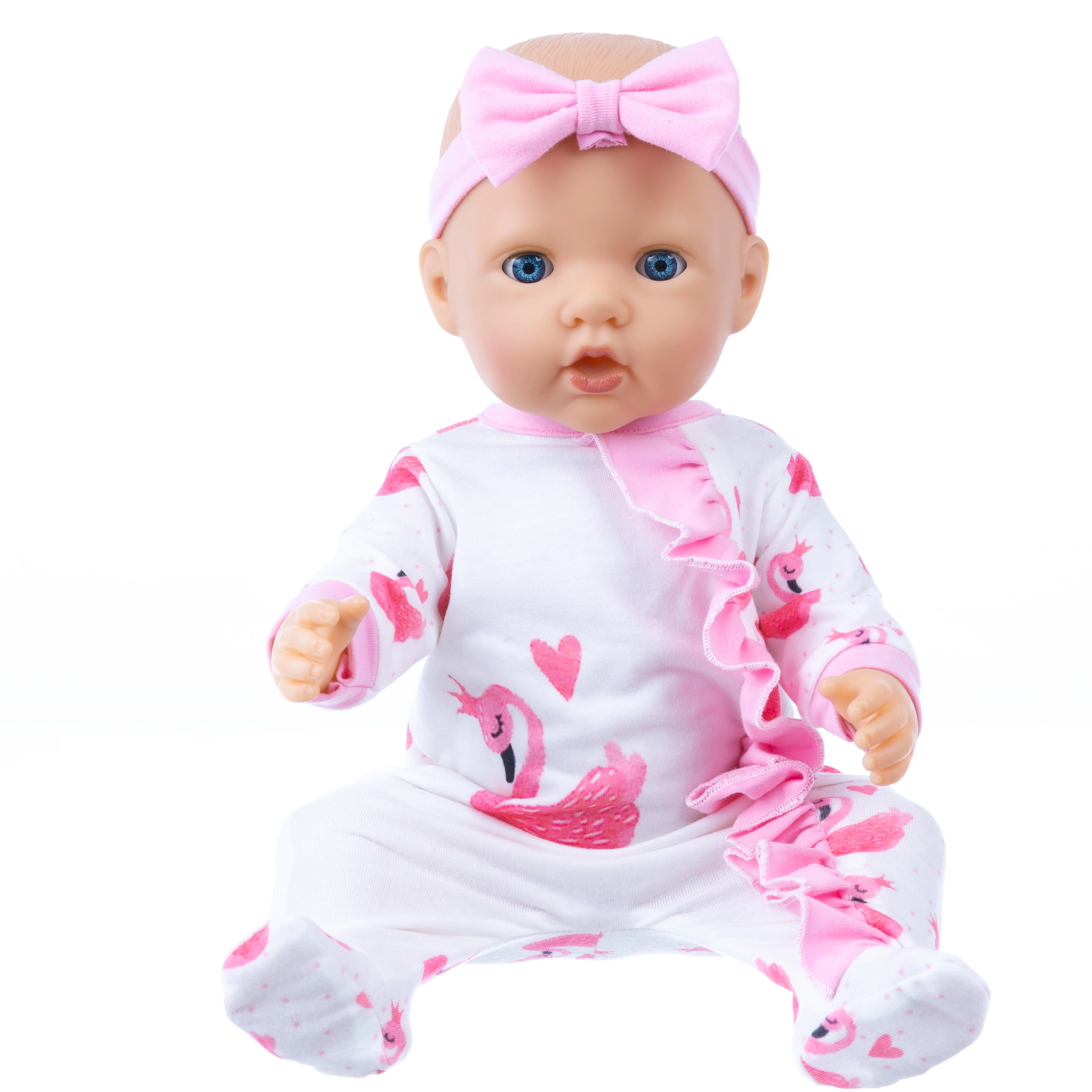 Puppenkleidung für 18-Zoll-Reborn-Puppen, süßer Pyjama-Anzug für 45 cm große Neugeborenen-Babypuppen, Mädchen-Spielzeug, Puppenkleidung, Zubehör, Nenuco – Detail 5