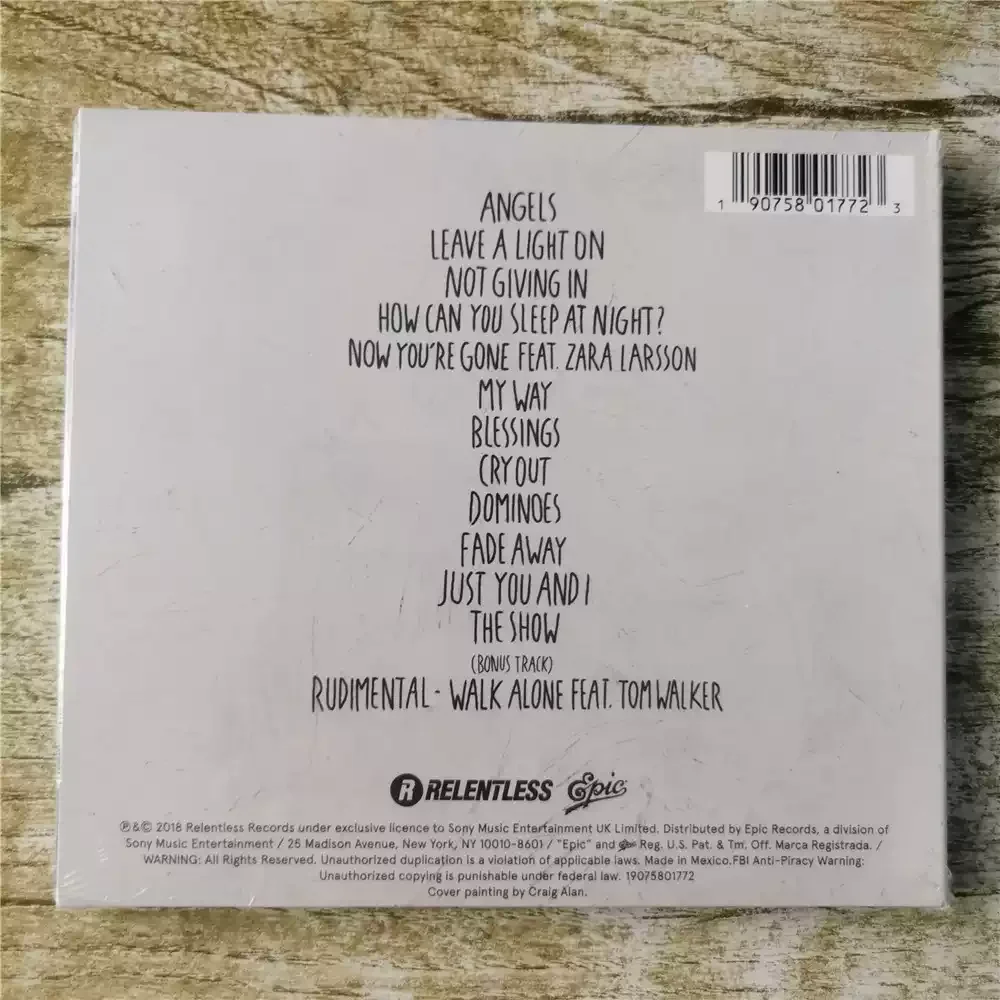 CD Tom Walker What A Time To Be Alive   Is Tom Walker's Debut Album, Which Has Gained Global Popularity with "Leave A Light on"