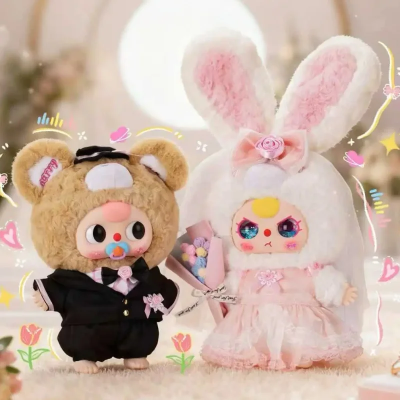 متوفر في المخزون الأصلي 30 سنتيمتر طفل ثلاثة زفاف رومانسي 400% ألعاب من نسيج مخملي العصرية صندوق أعمى هدية عيد الحب لصديقها صديقة #1