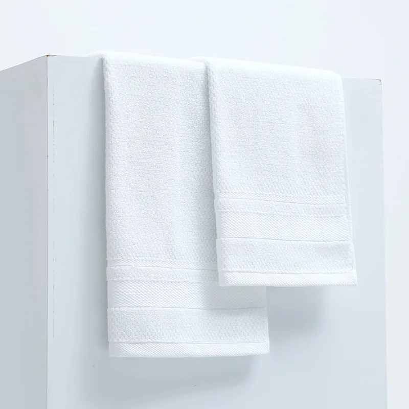 2PCS Ultra-Soft Thick Cotton Bath Towels High Absorbency Quick-Dry Adult Bathroom Accessories Wash White Blue Grey Pink Khaki