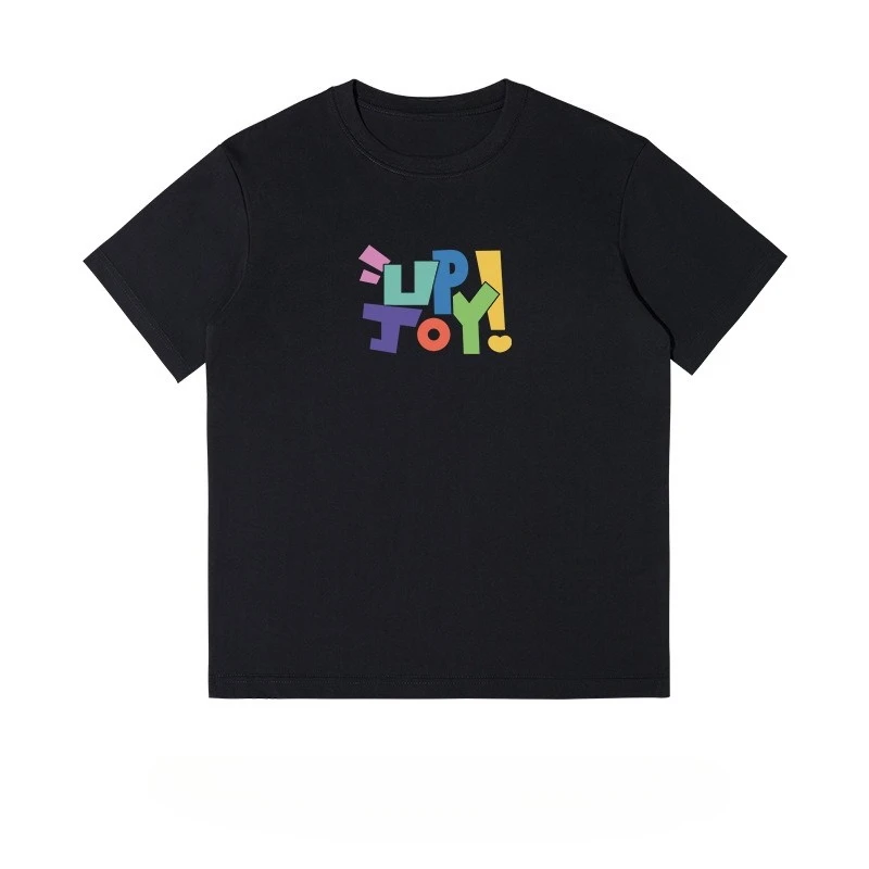 

New Design Sense Fashion Printing Pure Cotton T-shirt 2025 Summer Men and Women Loose and Comfortable Versatile Trend T-shirt