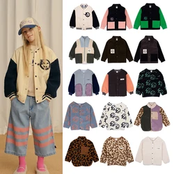 Children's Coat 23 Fall/winter WYN Children's Splicing Jacket Children's Corduroy Jacket Baby Shake Fleece Jacket Top