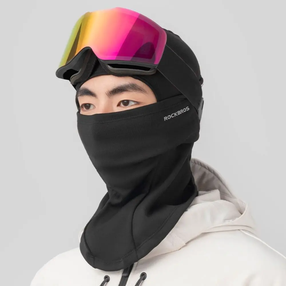 Keep Warm Motorcycle Bike Helmet Windproof Breathable Skiing Face Mask Thermal Full Face Protection Cycling Head Cover Women Men