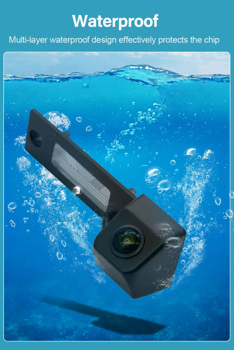 HaiSunny 170 ° 1080P HD AHD Zurück Rückansicht Kamera Für VW Transporter T5 T30 Caddy Passat B5 Touran Jetta GOLF PLUS Rückfahr auto – Detail 11