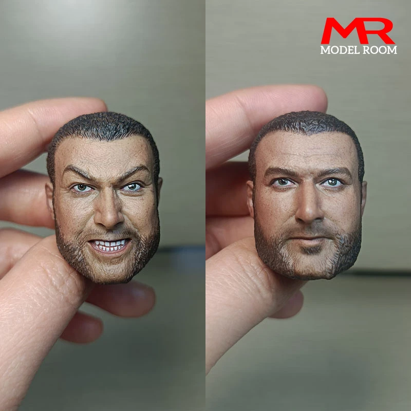 

1/6 Scale Victor Liev Schreiber Head Sculpt Carving Model Fit 12'' Male Soldier Action Figure Body Doll Toys