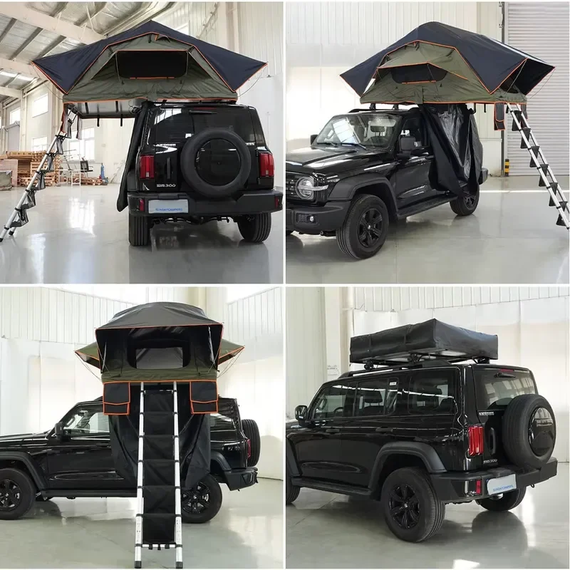 Factory Folding Waterproof Family Tent Outdoor Camping Lightweight 3 Person All Season Soft Shell Roof Top Tent Reviews