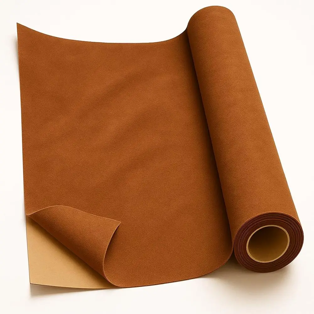 

Самоклеящаяся декоративная замшевая пленка для автомобиля - накладка на дверь/обшивка двери | Эластичная и устойчивая к царапинам ультрапрочная кожа | Наклейки DIY Peel & Stick (Yel)