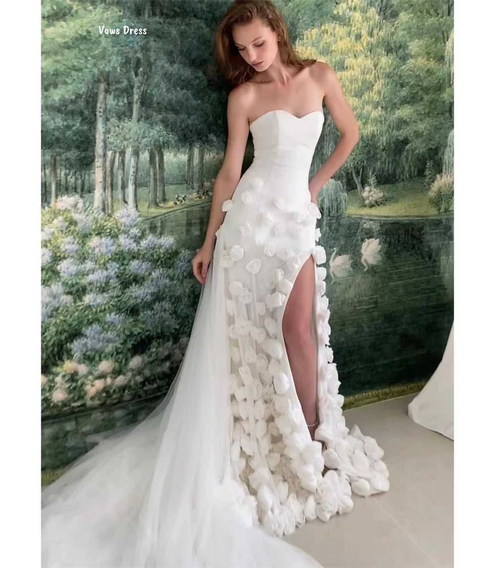 Vows vestidos femininos elegantes feitos sob medida para vestidos de festa de casamento vestido de noite de luxo 2025 linha a fora do ombro chiffon baile