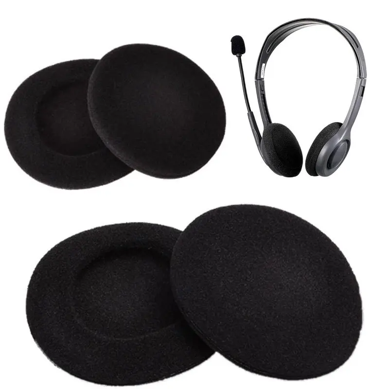 Funda de esponja para auriculares SONY AKG Logitech Sennheiser Philips 18 25 30 35 40 45 50 55 60 65 75mm orejeras Accesorios